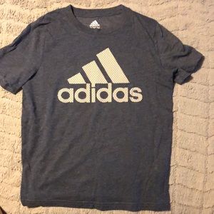 Adidas blue shirt, size 8 boys